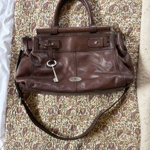 Fossil Maddox Brown Leather Women's Bag
